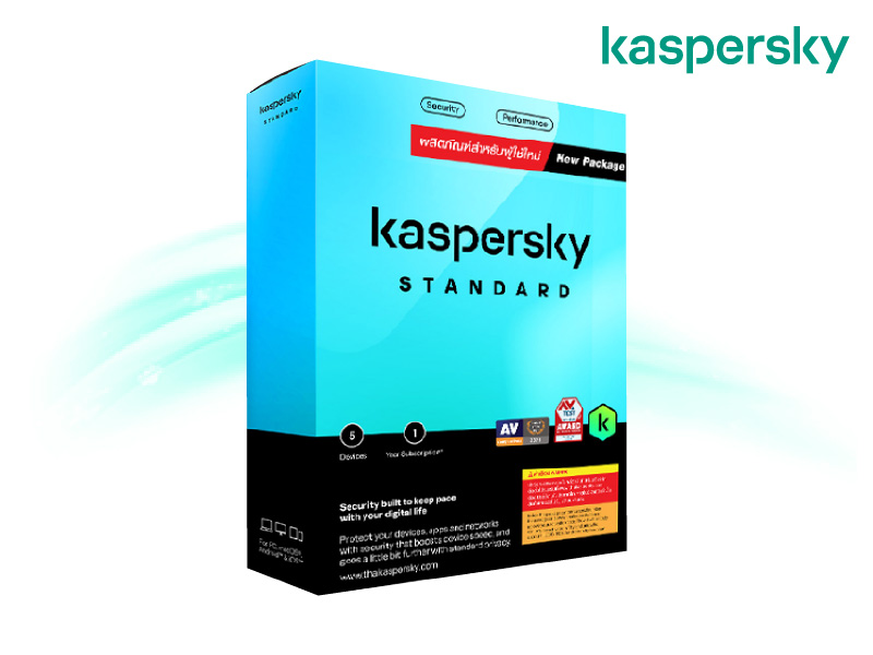 รูปสินค้า Kaspersky Standard 5 Device 1 Year